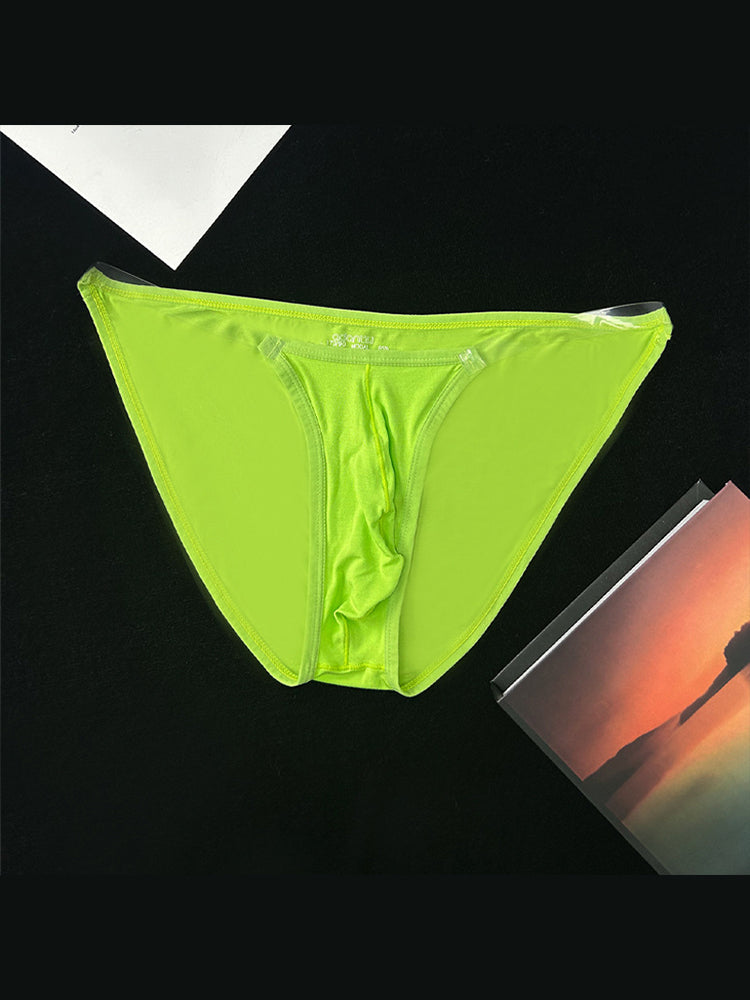 2 Pack Men's Breathable Low-Rise Ultra-Soft Modal Bikini | dmunderwear detail image 11