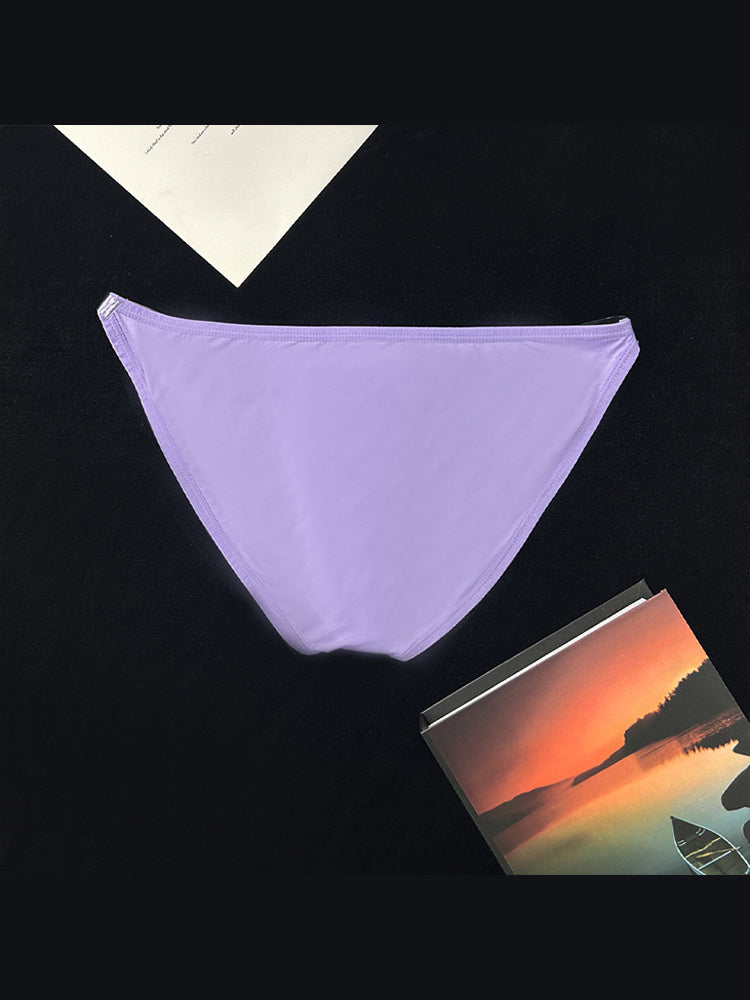 2 Pack Men's Breathable Low-Rise Ultra-Soft Modal Bikini | dmunderwear detail image 12