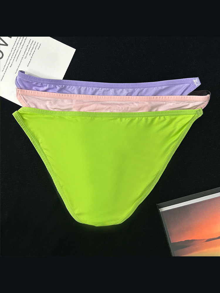 2 Pack Men's Breathable Low-Rise Ultra-Soft Modal Bikini | dmunderwear detail image 17