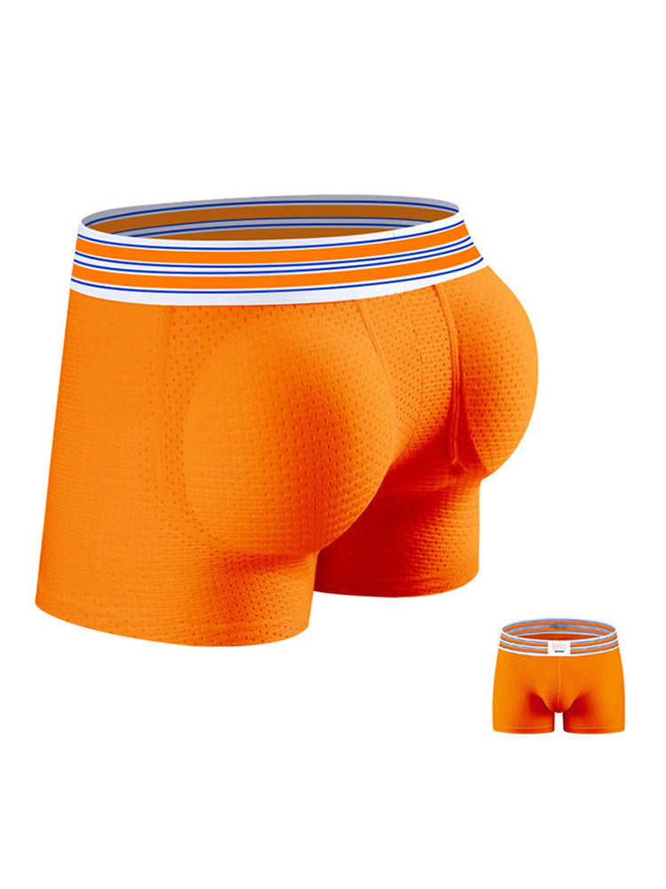 2 Pack Men's Breathable Mesh Butt-Lifting 3D Enhancing Design Seamless Shapewear | dmunderwear