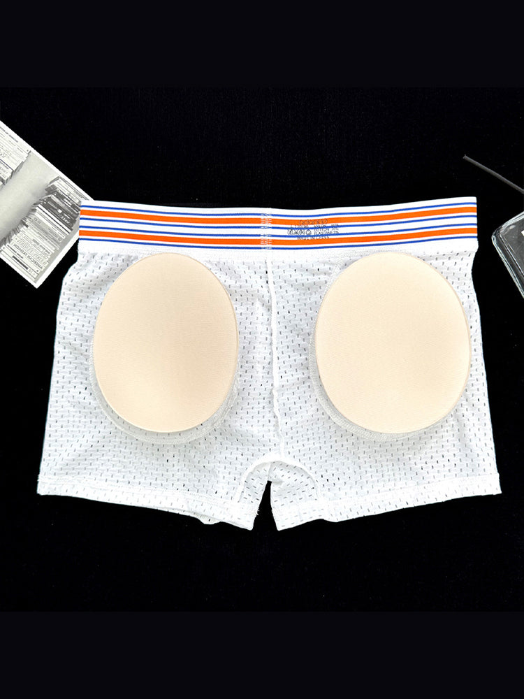 2 Pack Men's Breathable Mesh Butt-Lifting 3D Enhancing Design Seamless Shapewear | dmunderwear detail image 16