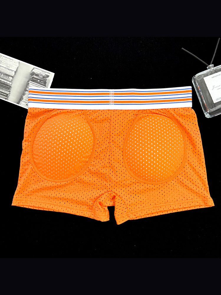 2 Pack Men's Breathable Mesh Butt-Lifting 3D Enhancing Design Seamless Shapewear | dmunderwear detail image 18