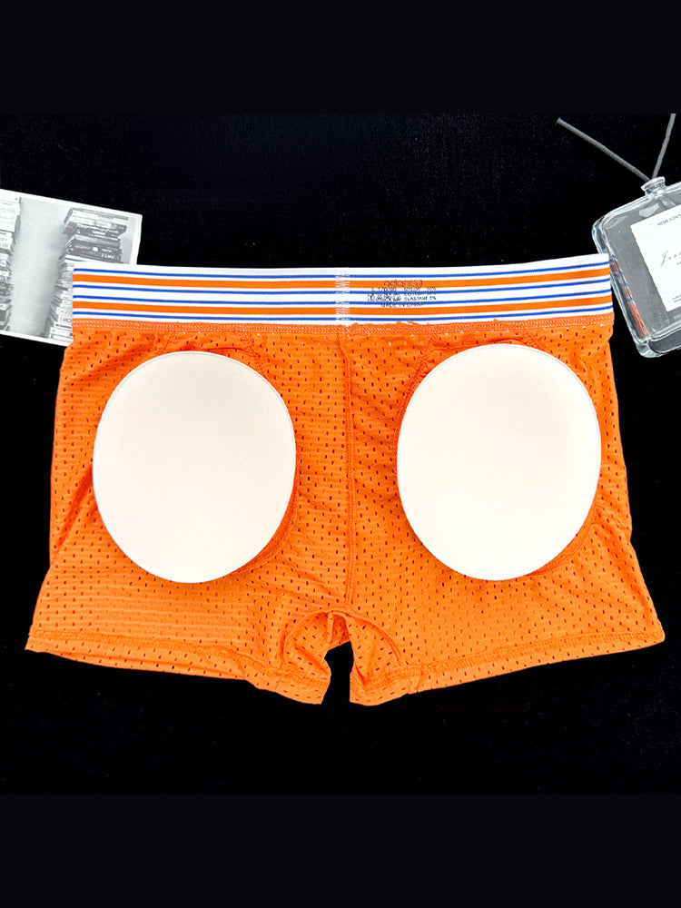 2 Pack Men's Breathable Mesh Butt-Lifting 3D Enhancing Design Seamless Shapewear | dmunderwear detail image 19