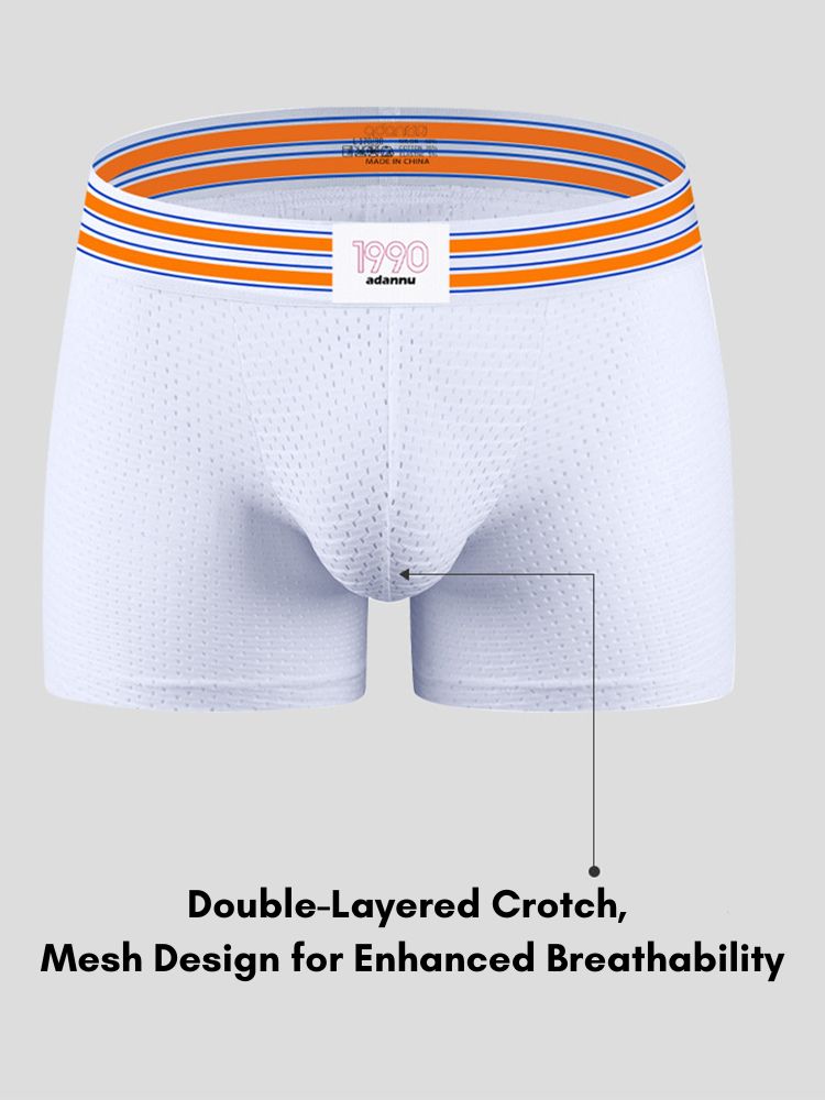 2 Pack Men's Breathable Mesh Butt-Lifting 3D Enhancing Design Seamless Shapewear | dmunderwear detail image 4
