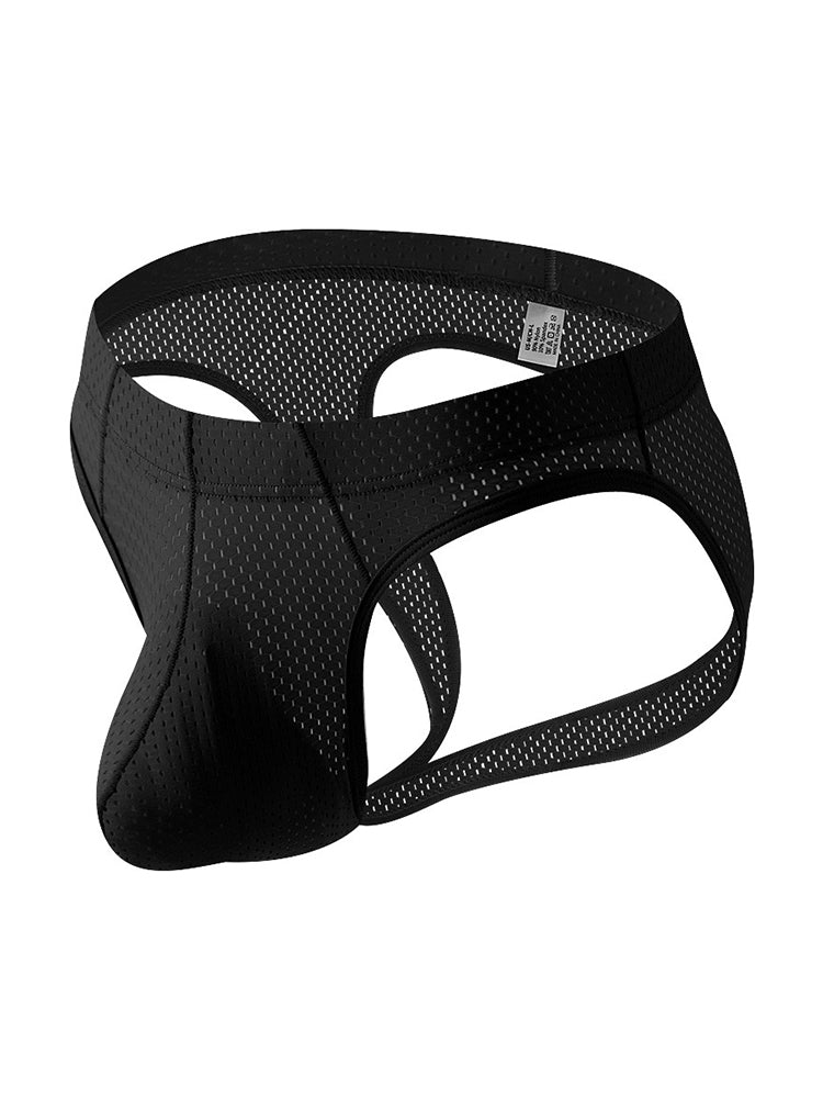 2 Pack Men's Breathable Mesh Jockstrap | dmunderwear detail image 15
