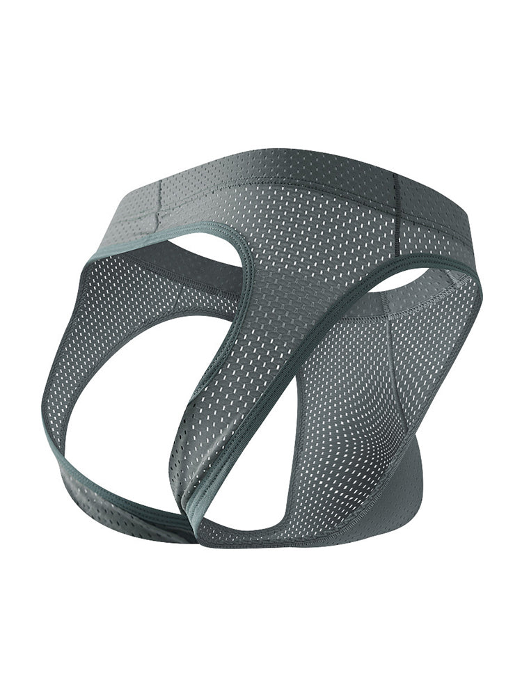 2 Pack Men's Breathable Mesh Jockstrap | dmunderwear detail image 16