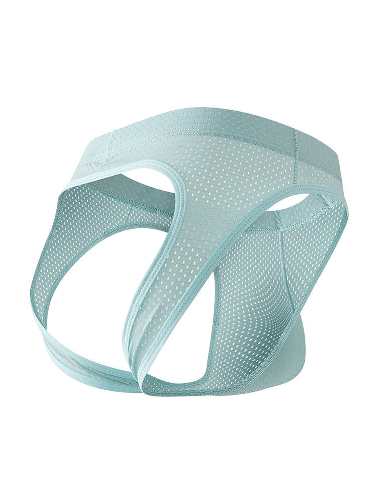 2 Pack Men's Breathable Mesh Jockstrap | dmunderwear detail image 3
