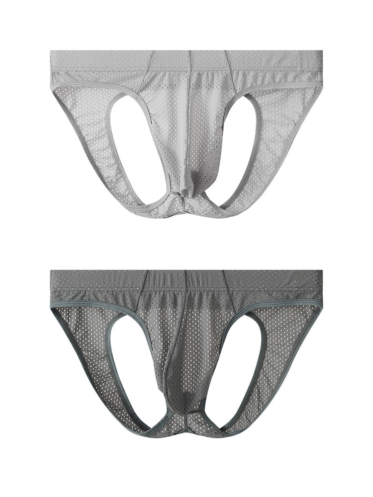 2 Pack Men's Breathable Mesh Jockstrap | dmunderwear detail image 7
