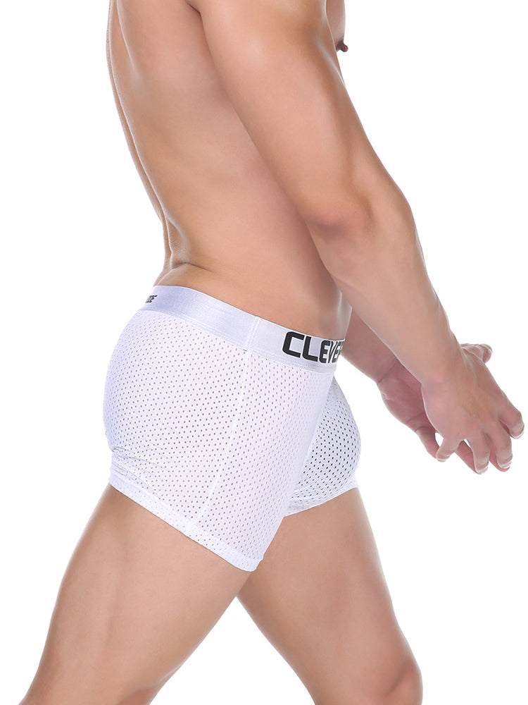 2 Pack Men's Breathable Mesh Supportive Fit Seamless Trunks | dmunderwear detail image 12