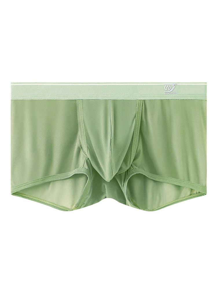 2 Pack Men's Breathable Mesh Trunks with Fly | dmunderwear