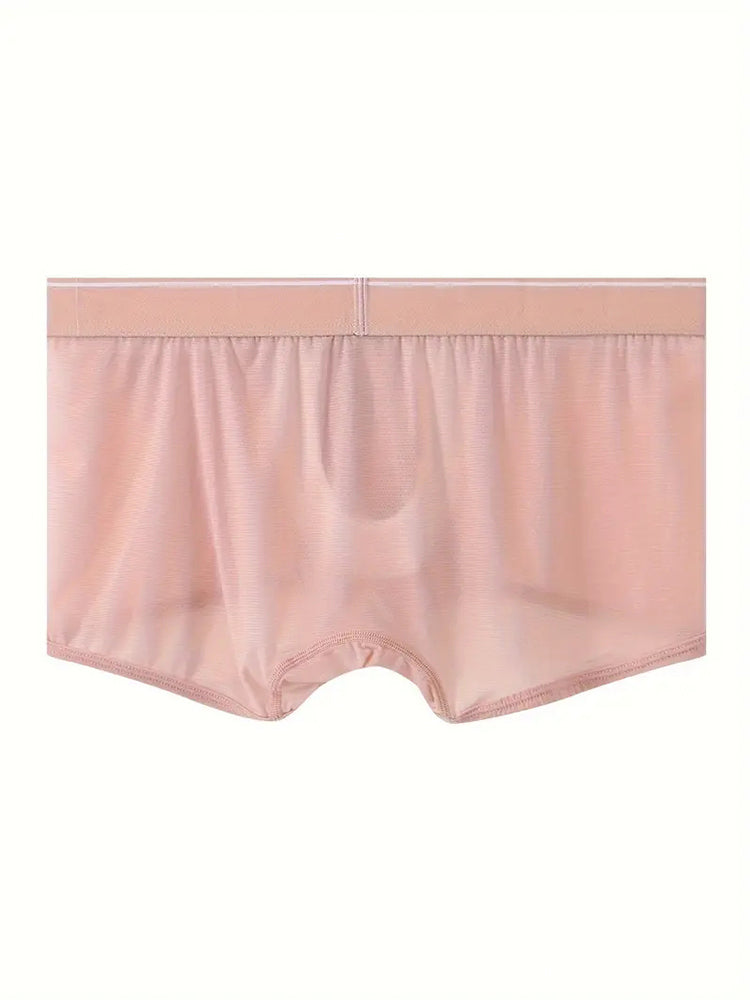 2 Pack Men's Breathable Mesh Trunks with Fly | dmunderwear detail image 15