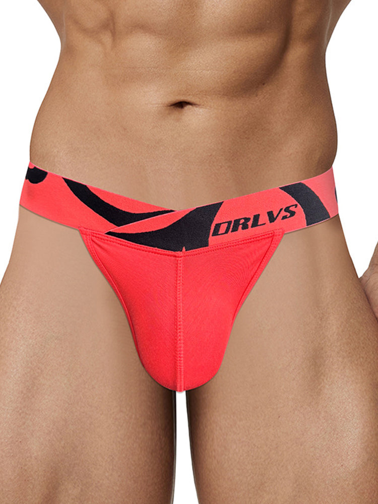 2 Pack Men's Modal Low-Rise Bikinis with Support Pouch and Tagless Waistband | dmunderwear detail image 17