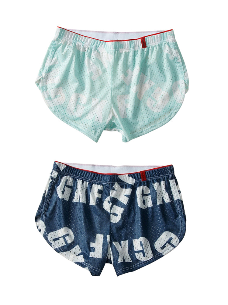 2 Pack Men's Breathable Mesh Ultra-Soft Lightweight & Airy Boxer Shorts | dmunderwear detail image 14