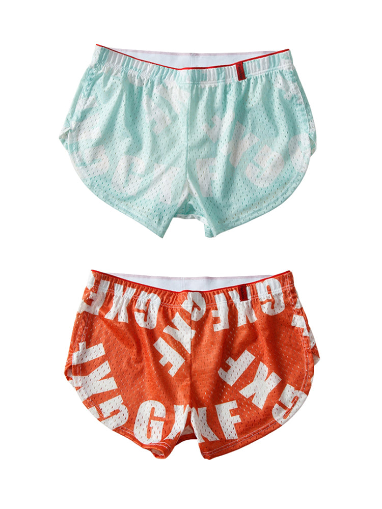 2 Pack Men's Breathable Mesh Ultra-Soft Lightweight & Airy Boxer Shorts | dmunderwear detail image 2
