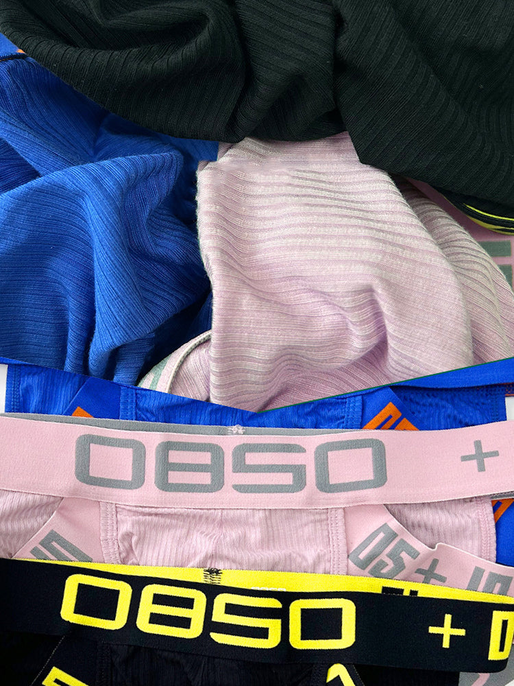 2 Pack Men's Breathable Personalized Low-Rise High-Elastic Briefs | dmunderwear detail image 10