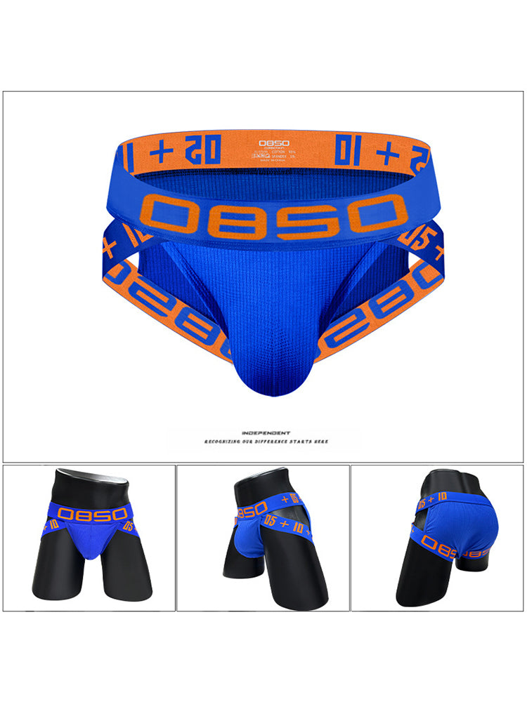 2 Pack Men's Breathable Personalized Low-Rise High-Elastic Briefs | dmunderwear detail image 4