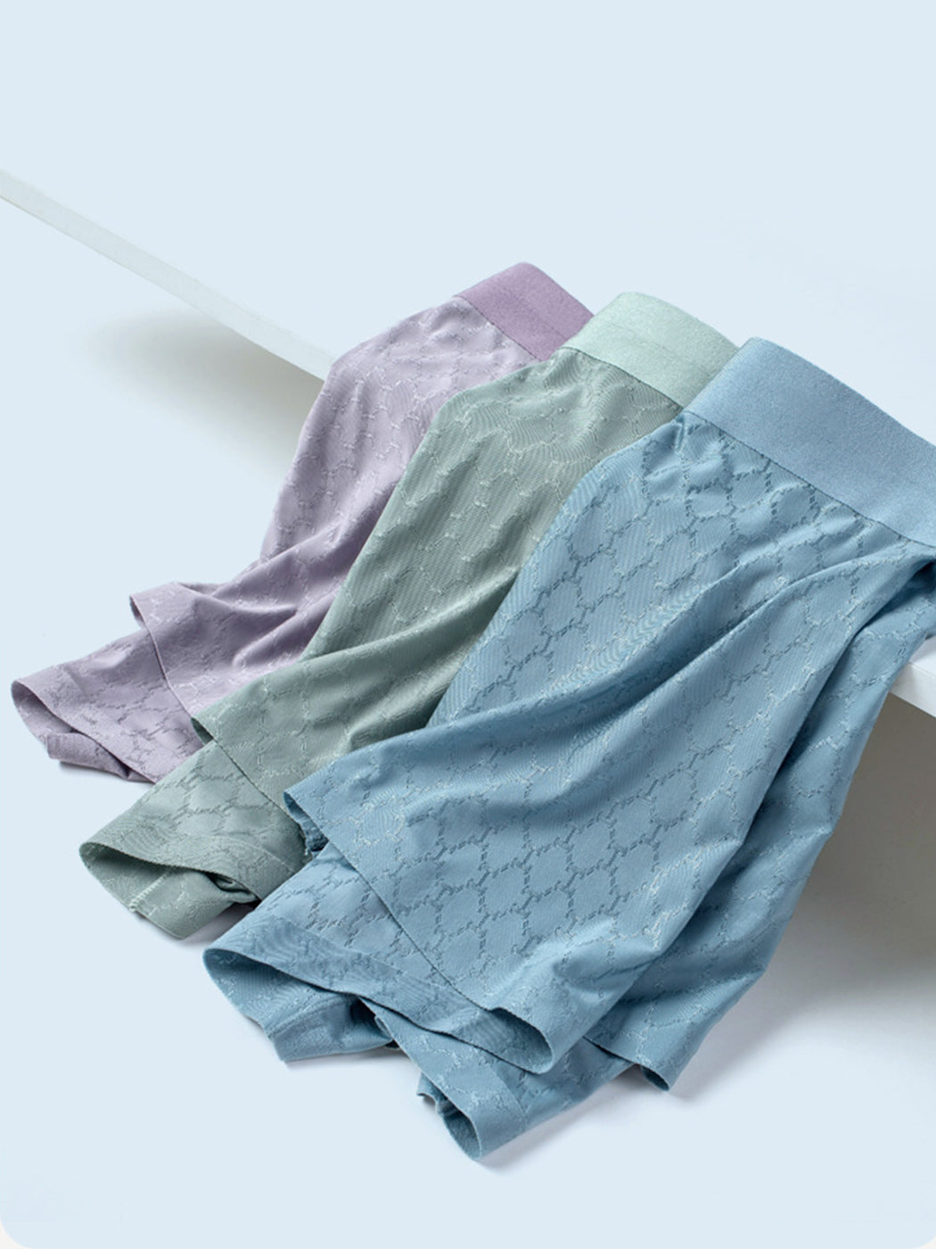 2 Pack Men's Breathable Quick-drying Thin Trunks | dmunderwear detail image 11