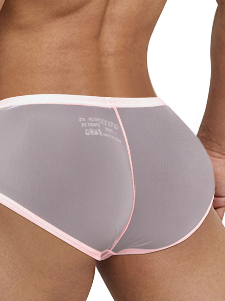 2 Pack Men's Breathable Sheer Elegance Quick-Dry Ultra-Soft Trunks | dmunderwear detail image 11