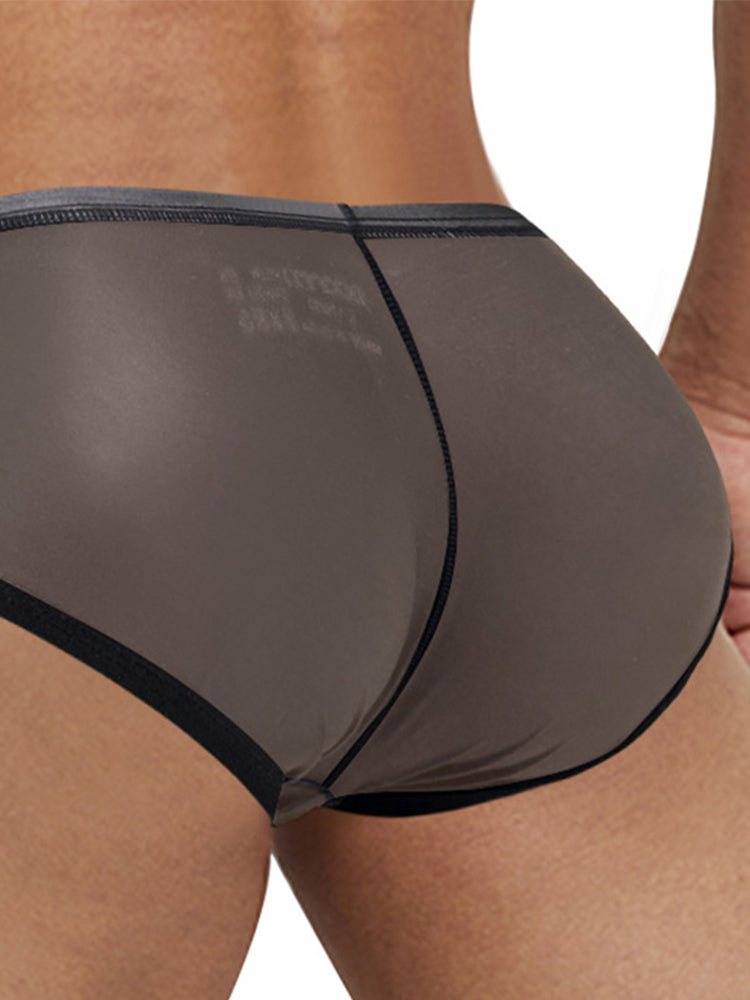 2 Pack Men's Breathable Sheer Elegance Quick-Dry Ultra-Soft Trunks | dmunderwear detail image 18