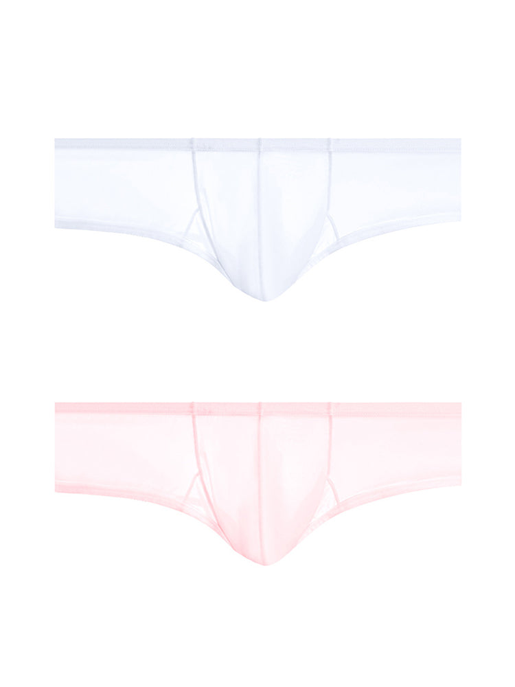 2 Pack Men's Breathable Sheer Elegance Quick-Dry Ultra-Soft Trunks | dmunderwear detail image 8