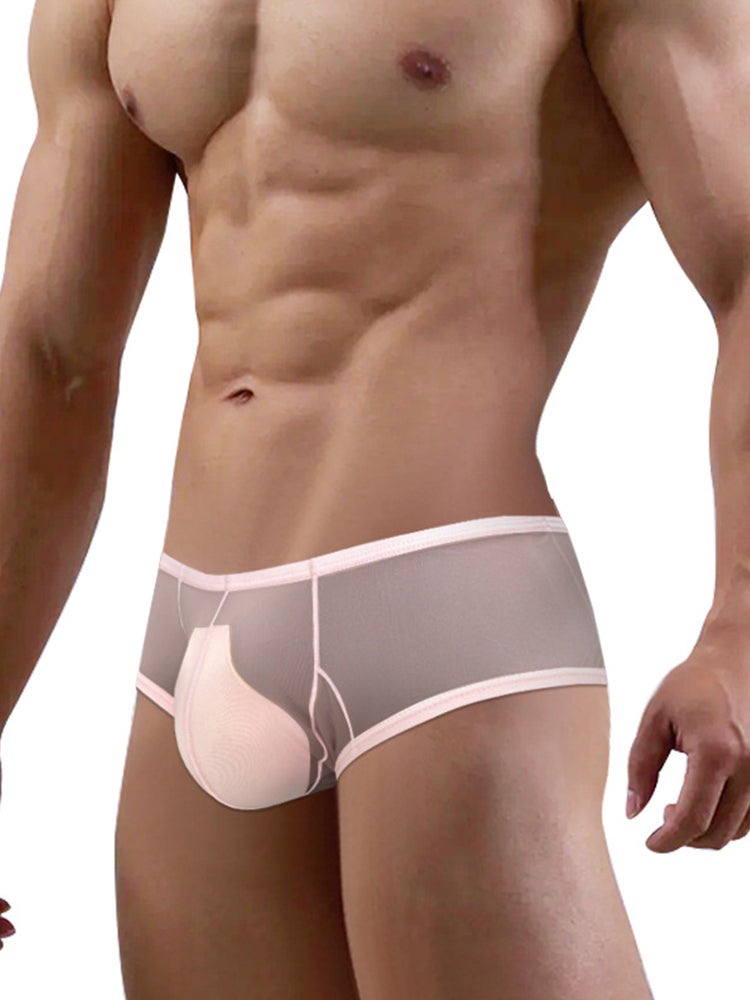 2 Pack Men's Breathable Sheer Elegance Quick-Dry Ultra-Soft Trunks | dmunderwear detail image 9