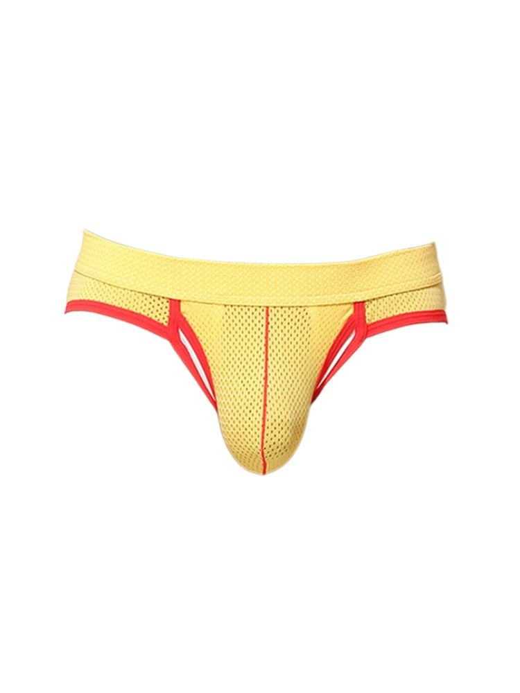 2 Pack Men's Breathable Side-Open Thin and Lightweight Supportive Fit Briefs | dmunderwear