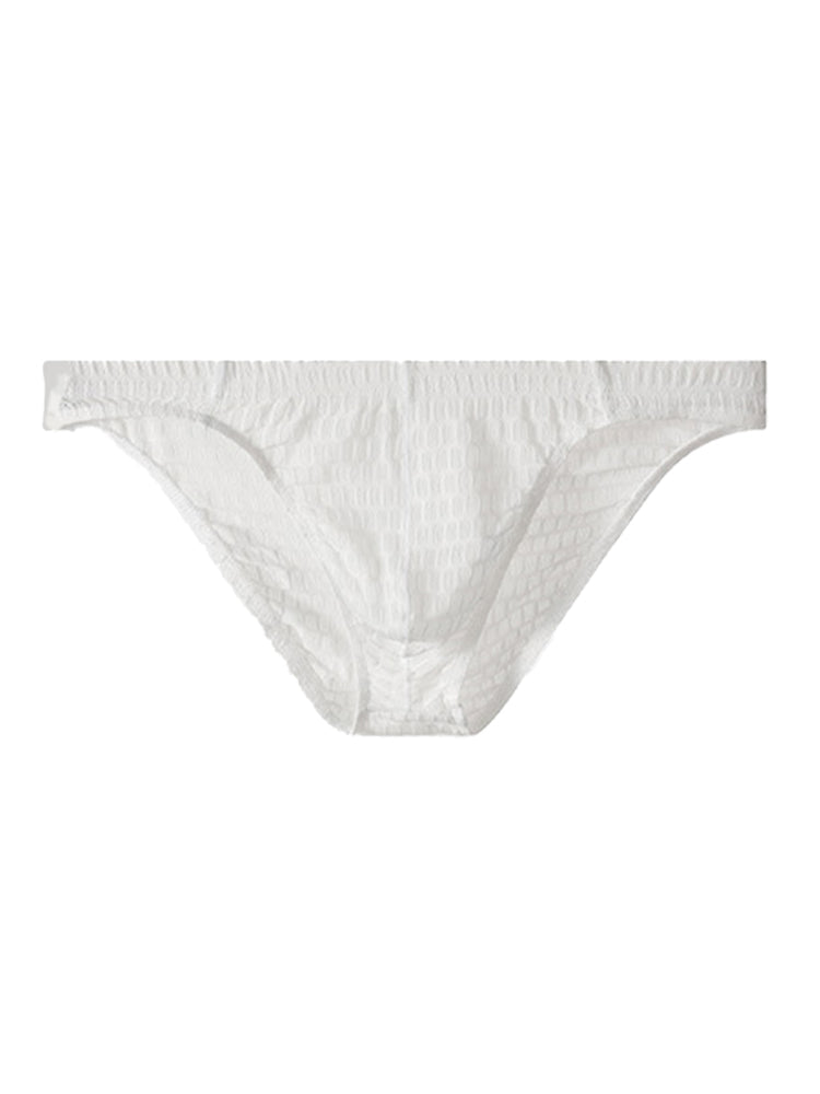 2 Pack Men's Breathable Soft Quick-Dry Mid-Rise Daily Comfort Solid Color Bikini | dmunderwear detail image 13