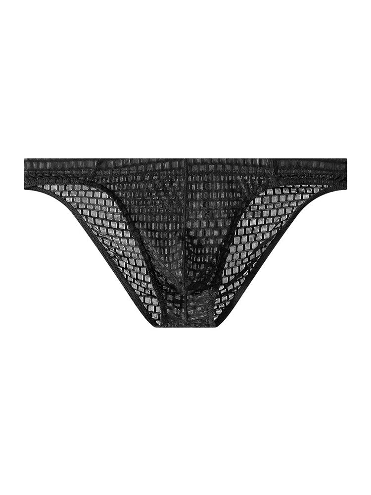 2 Pack Men's Breathable Soft Quick-Dry Mid-Rise Daily Comfort Solid Color Bikini | dmunderwear detail image 14