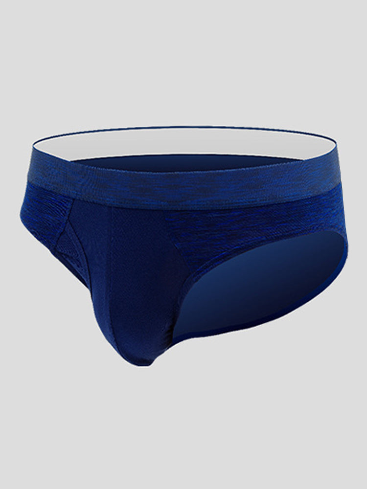 2 Pack Men's Breathable Spell Color Butt Lifting Briefs | dmunderwear detail image 15