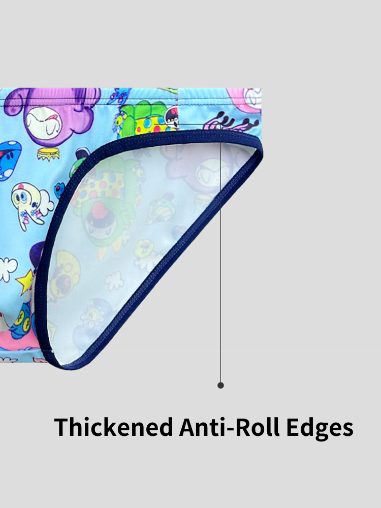 2-pack Men's Breathable Sports Cartoon Print Bikini | dmunderwear detail image 6