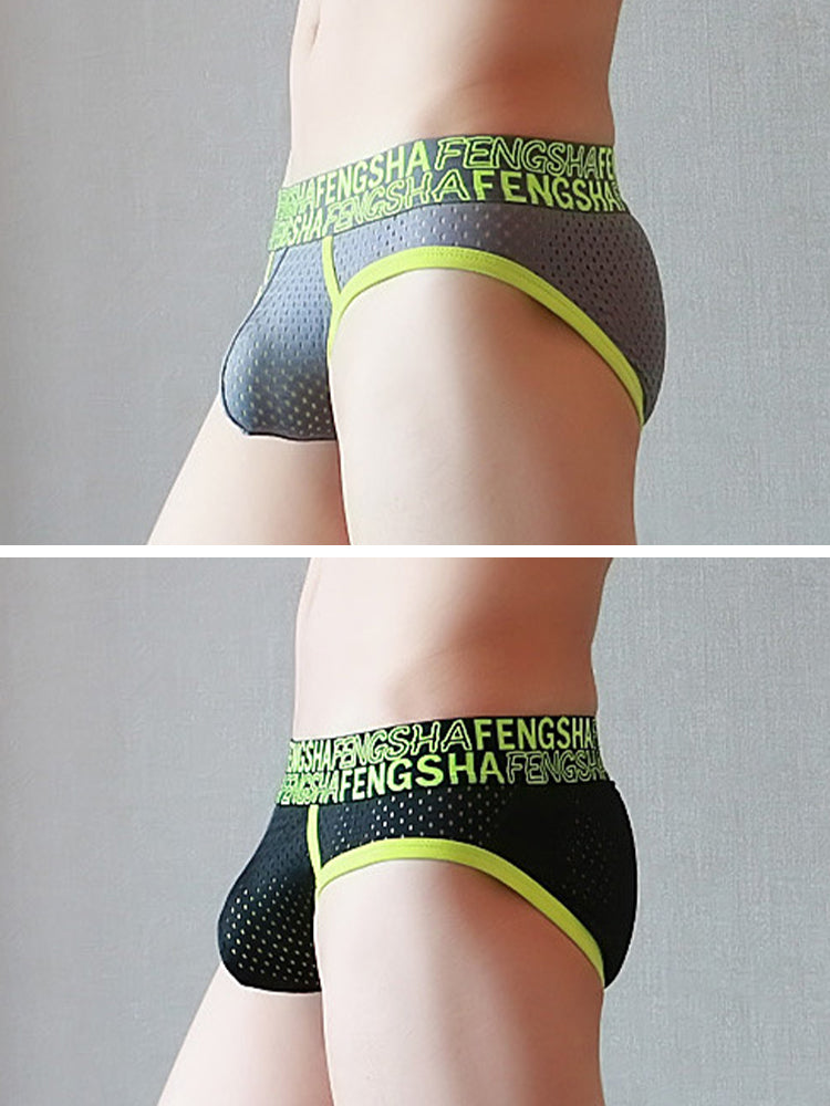 2 Pack Men's Breathable Youth U-Convex Pouch Briefs | dmunderwear detail image 8