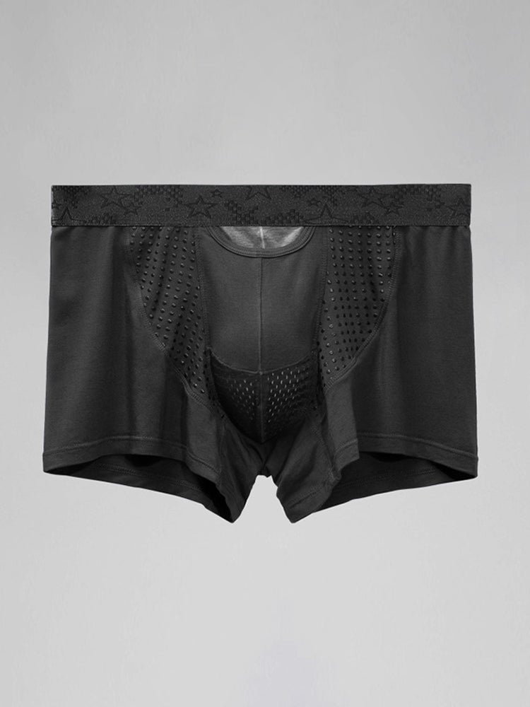 2 Pack Men's Large Pouch Trunks with Separate Pouch | dmunderwear detail image 18