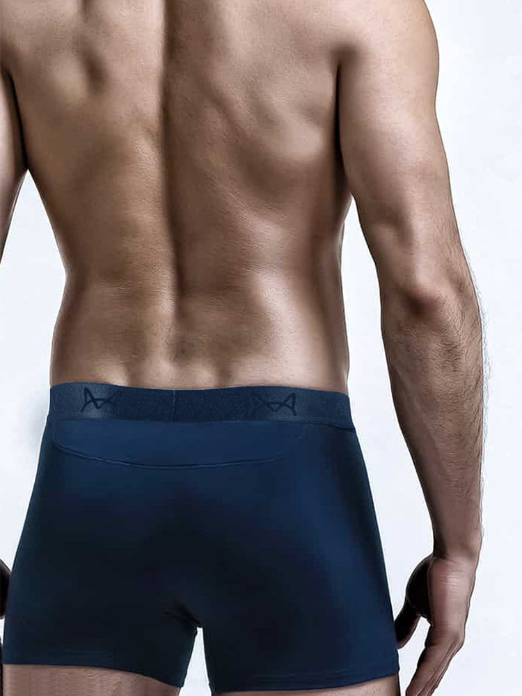 2 Pack Men's Large Pouch Trunks with Separate Pouch | dmunderwear detail image 5