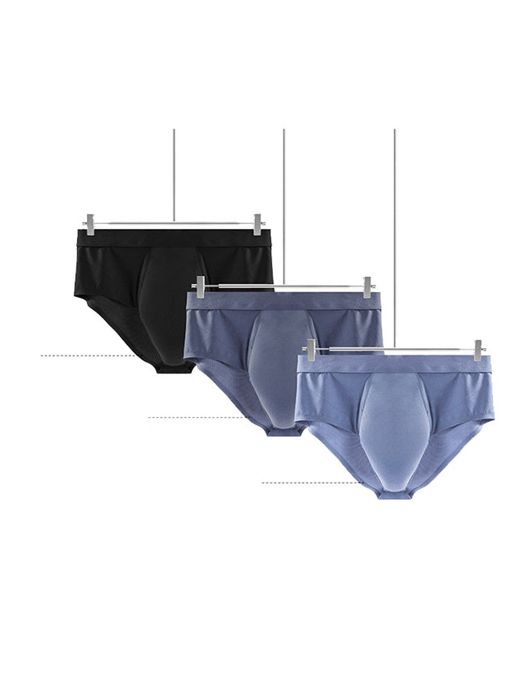 2 Pack Men's Comfort Large Space U-Pouch Ultimate Fit & Breathability Briefs | dmunderwear detail image 13