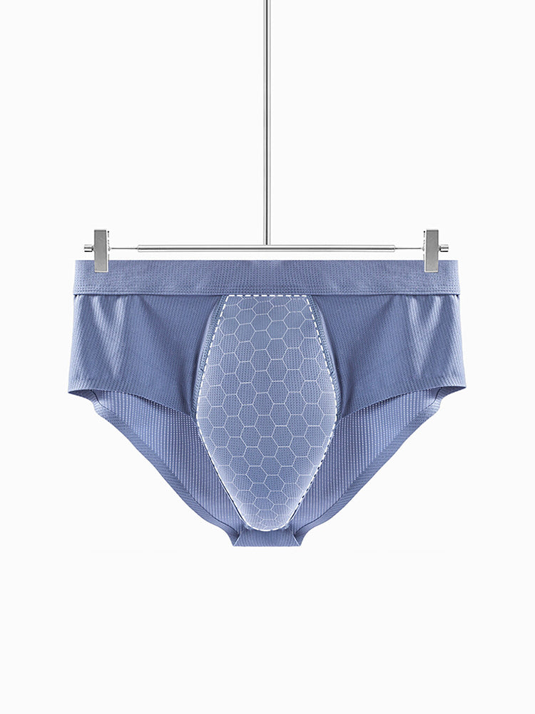 2 Pack Men's Comfort Large Space U-Pouch Ultimate Fit & Breathability Briefs | dmunderwear detail image 3