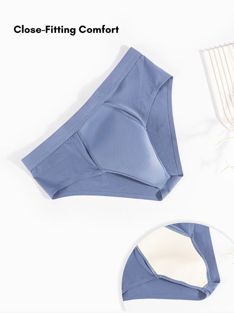 2 Pack Men's Comfort Large Space U-Pouch Ultimate Fit & Breathability Briefs | dmunderwear detail image 5