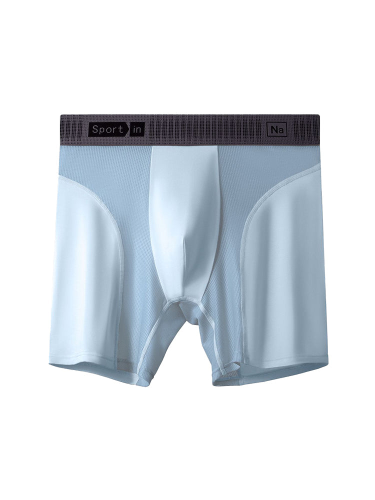 2 Pack Men's Comfort Modal Anti-Chafing Long-Leg Sports Midway Briefs | dmunderwear