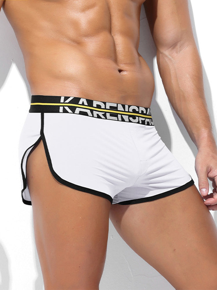 2 Pack Men's Comfortable Lounge Sport Boxer Briefs | dmunderwear detail image 19