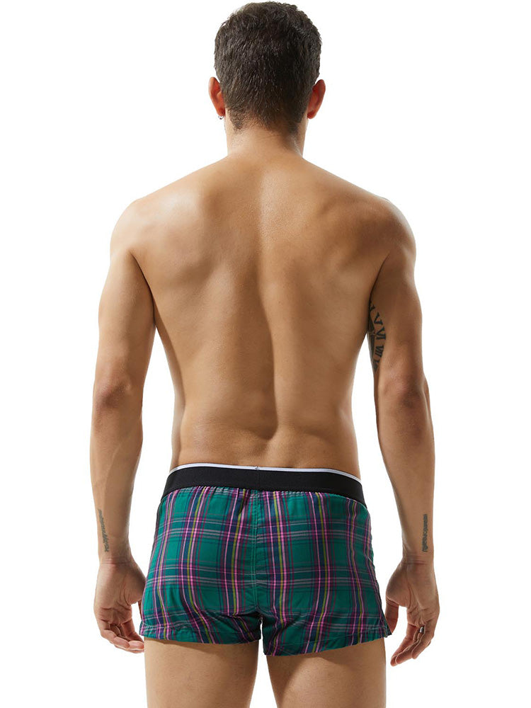 2 Pack Men's Comfy Waistband Day-Long Comfort Anti-Chafing Boxers Shorts | dmunderwear detail image 10