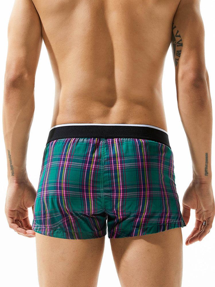 2 Pack Men's Comfy Waistband Day-Long Comfort Anti-Chafing Boxers Shorts | dmunderwear detail image 13