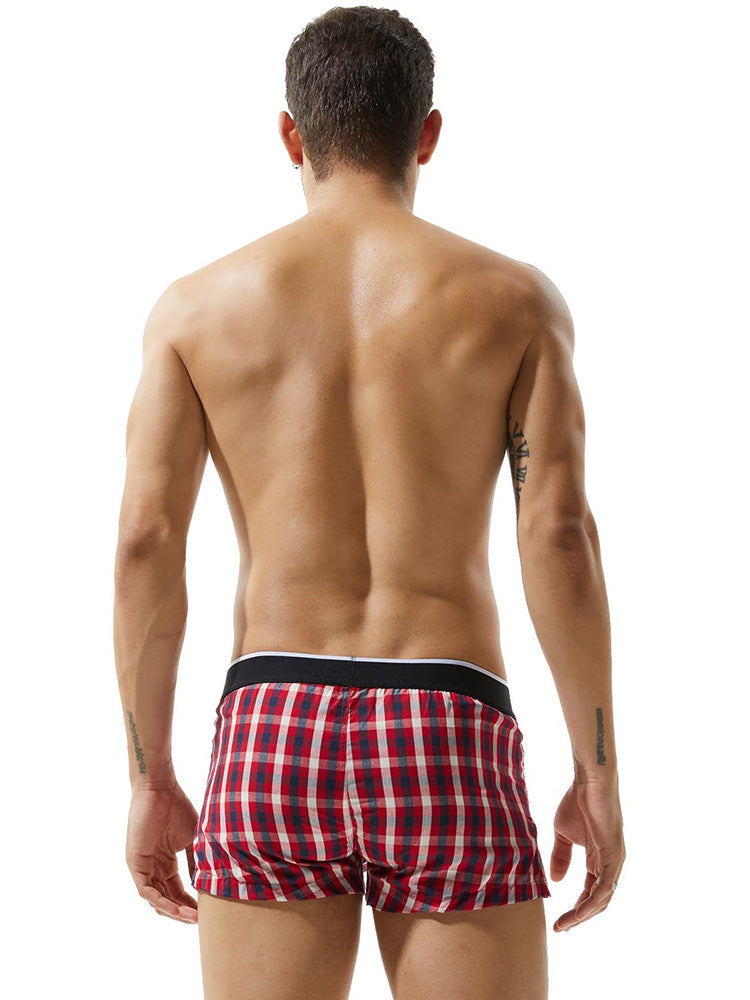 2 Pack Men's Comfy Waistband Day-Long Comfort Anti-Chafing Boxers Shorts | dmunderwear detail image 3