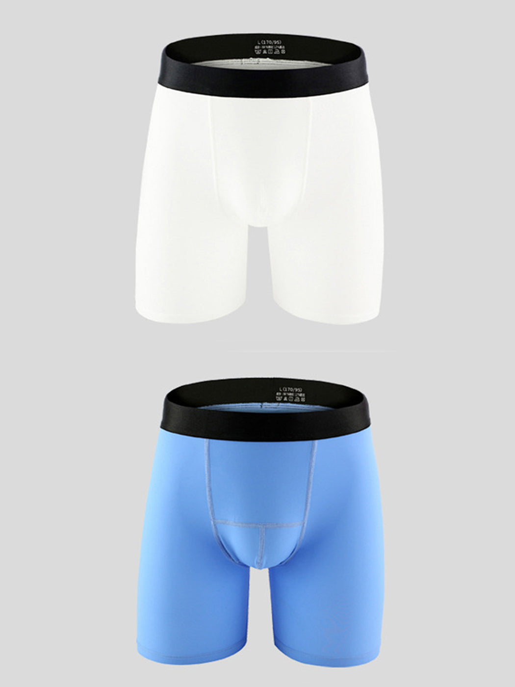 2 Pack Men's Compression Athletic Boxer Briefs | dmunderwear detail image 10