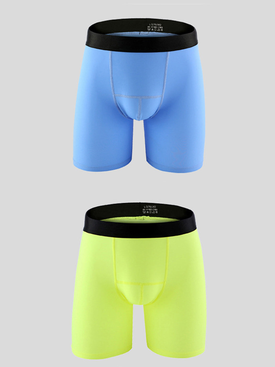 2 Pack Men's Compression Athletic Boxer Briefs | dmunderwear detail image 14