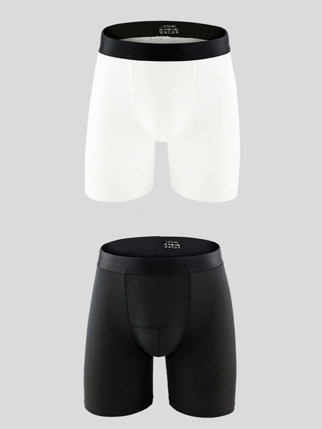 2 Pack Men's Compression Athletic Boxer Briefs | dmunderwear detail image 2
