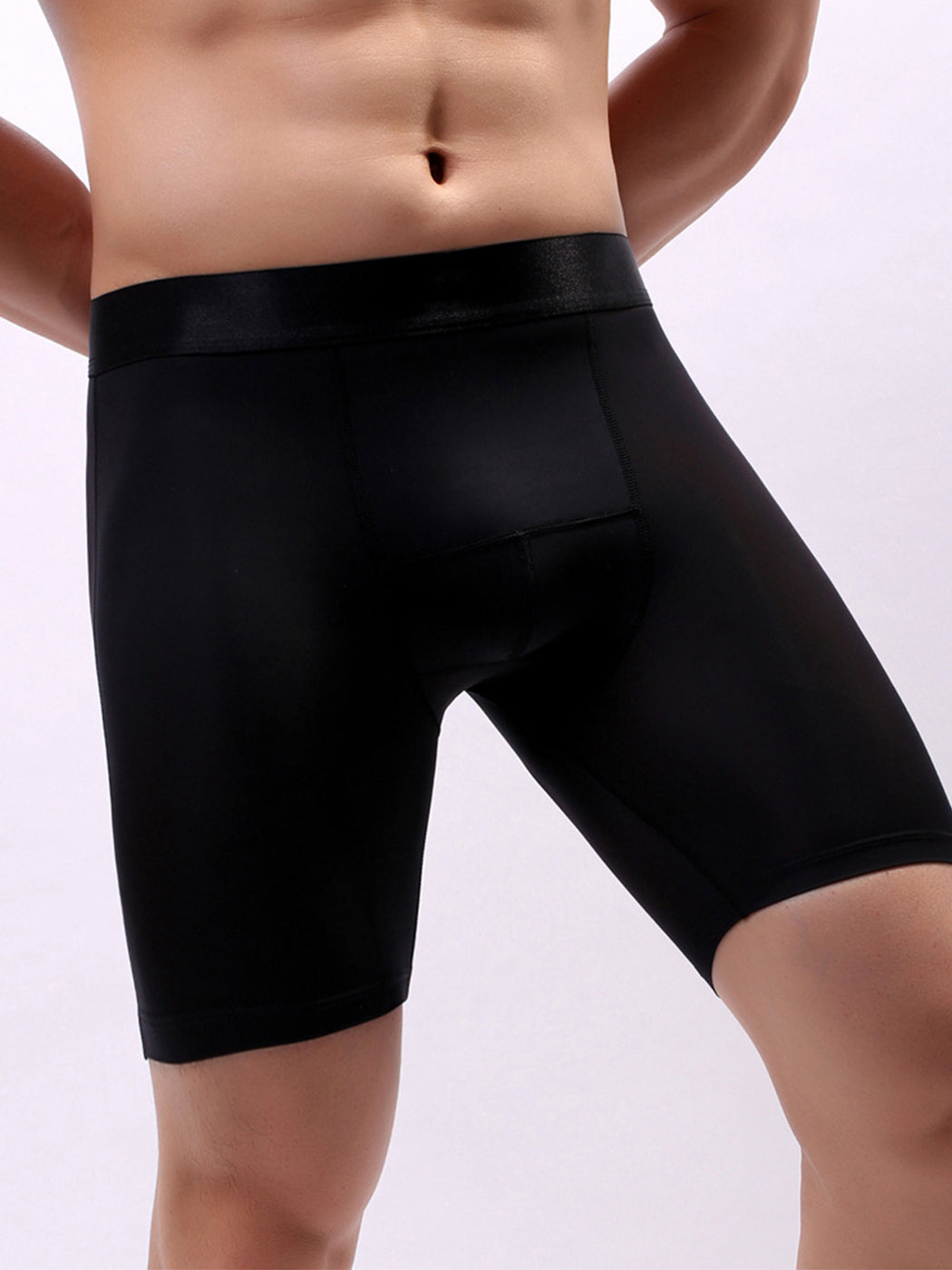 2 Pack Men's Compression Athletic Boxer Briefs | dmunderwear detail image 4