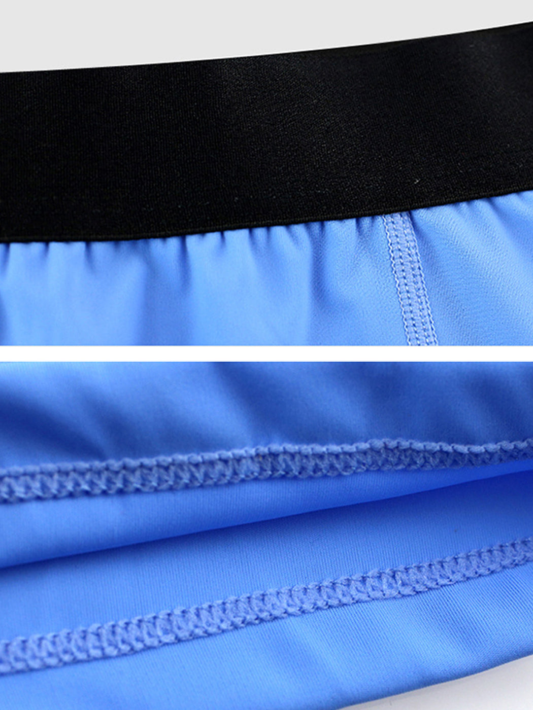 2 Pack Men's Compression Athletic Boxer Briefs | dmunderwear detail image 6