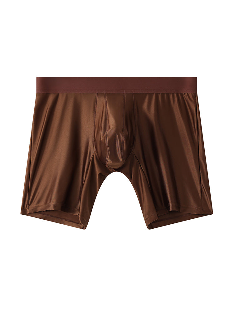 2 Pack Men's Contoured Pouch Casual & Sporty Anti-Chafing Boxer Briefs | dmunderwear detail image 18