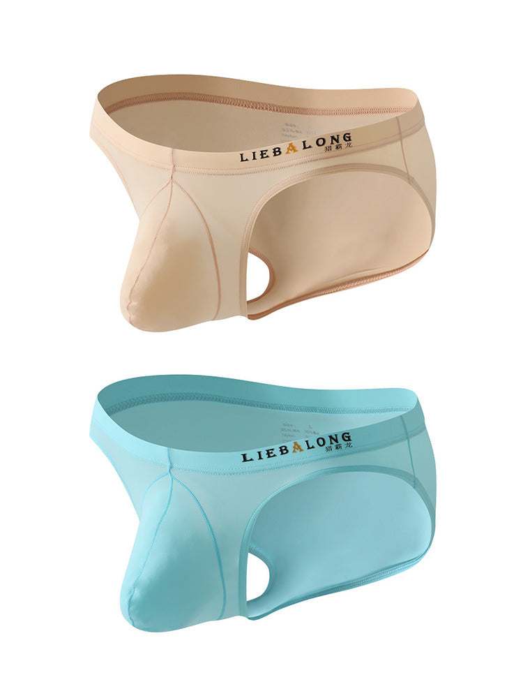 2 Pack Men's Contoured Pouch Lightweight Briefs | dmunderwear detail image 19
