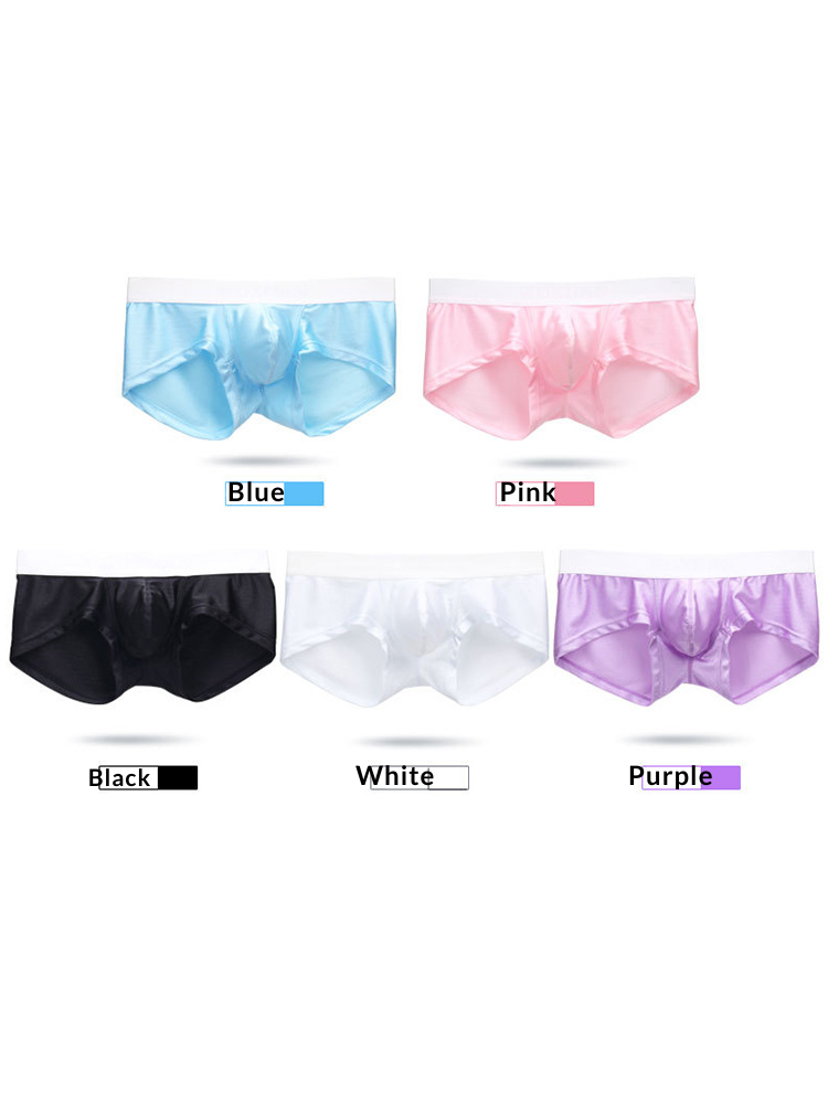 2 Pack Men's Contoured Pouch Sexy Trunks | dmunderwear detail image 15