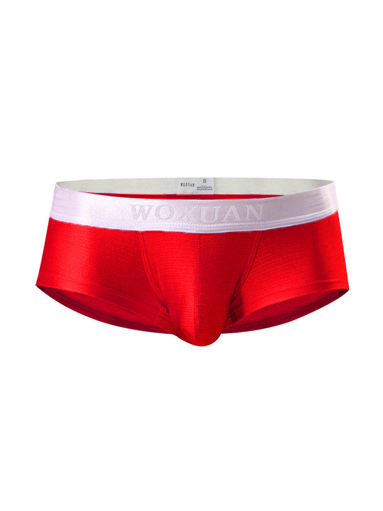 2 Pack Men's Contoured Pouch Sexy Trunks | dmunderwear detail image 18